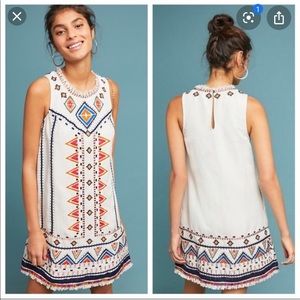 Reagan Embroidered Shift Dress